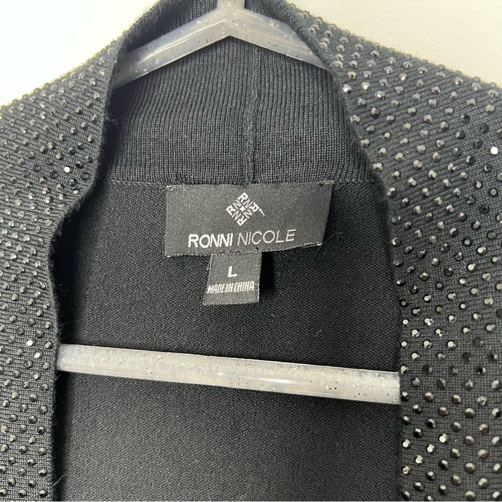 Ronni Nicole Rhinestone Cardigan - Picture 3 of 5